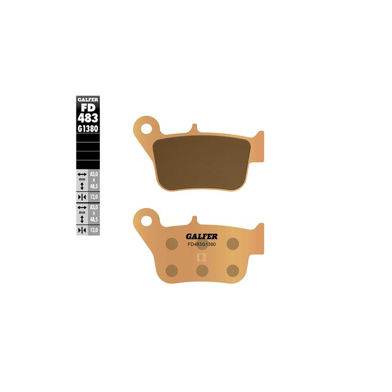 pastillas de freno moto galfer scooter fd483g1380