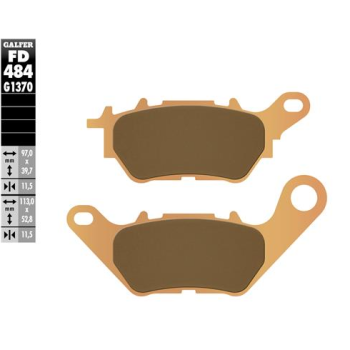 pastillas de freno moto galfer sinter street fd484
