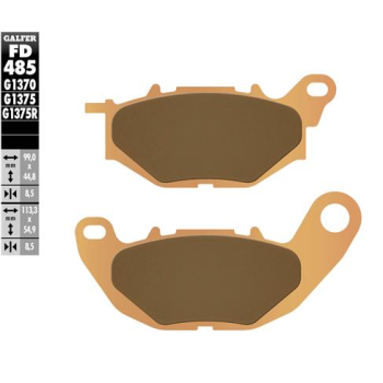 pastillas de freno moto galfer sinter street fd485