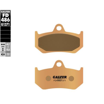 pastillas de freno moto galfer sinter street fd486