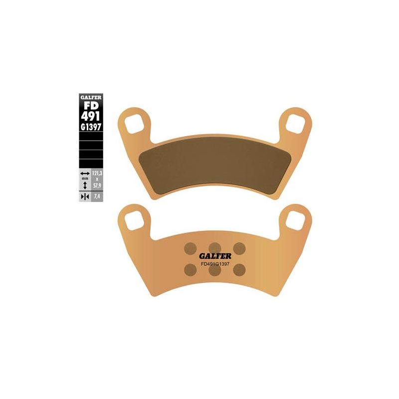 pastillas de freno moto galfer sinter quad fd491g1