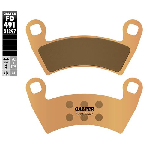 pastillas de freno moto galfer sinter quad fd491g1