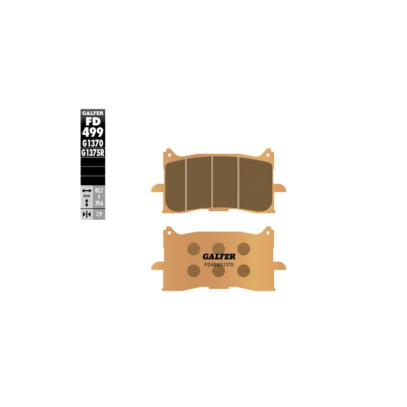 pastillas de freno moto galfer sinter street fd499