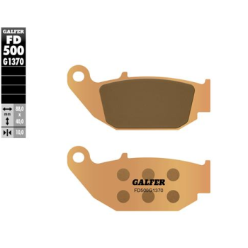pastillas de freno moto galfer sinter street fd500