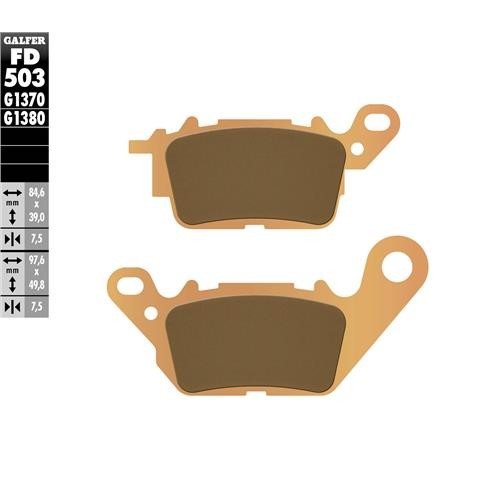 pastillas de freno moto galfer sinter street fd503