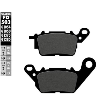 pastillas de freno moto galfer scooter fd503g1380
