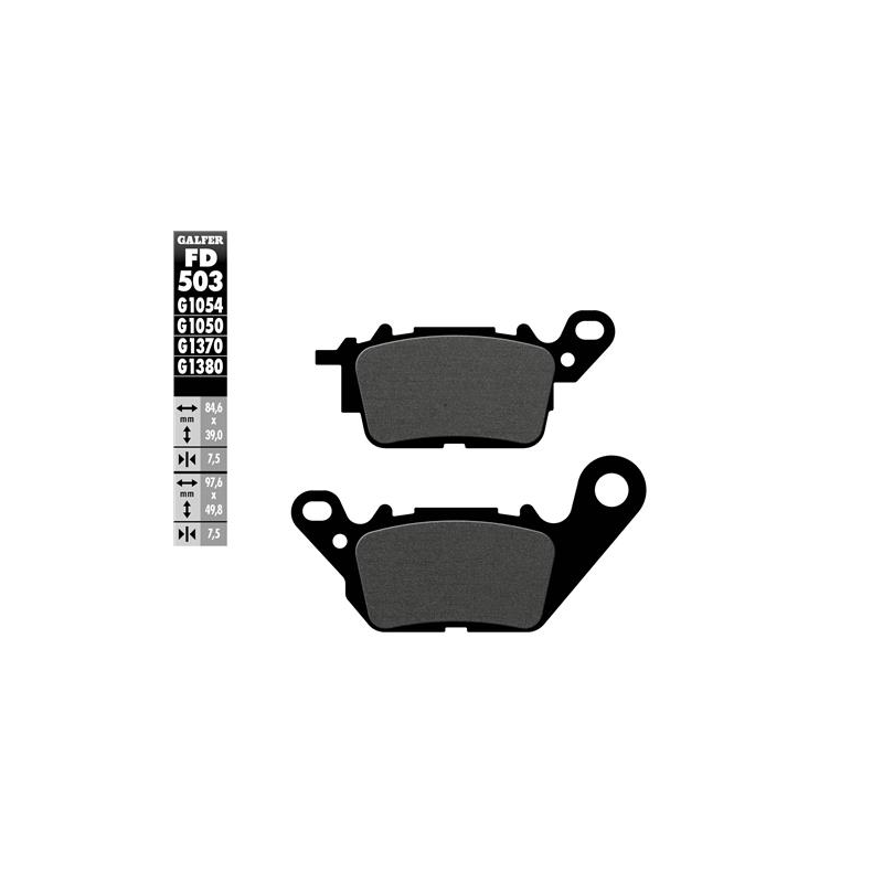 pastillas de freno moto galfer scooter fd503g1380