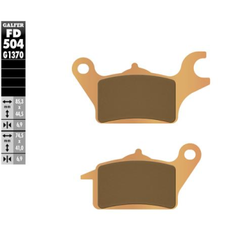 pastillas de freno moto galfer sinter street fd504