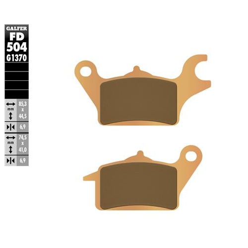 pastillas de freno moto galfer sinter street fd504
