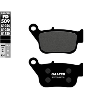 pastillas de freno moto galfer semi metal fd509g10
