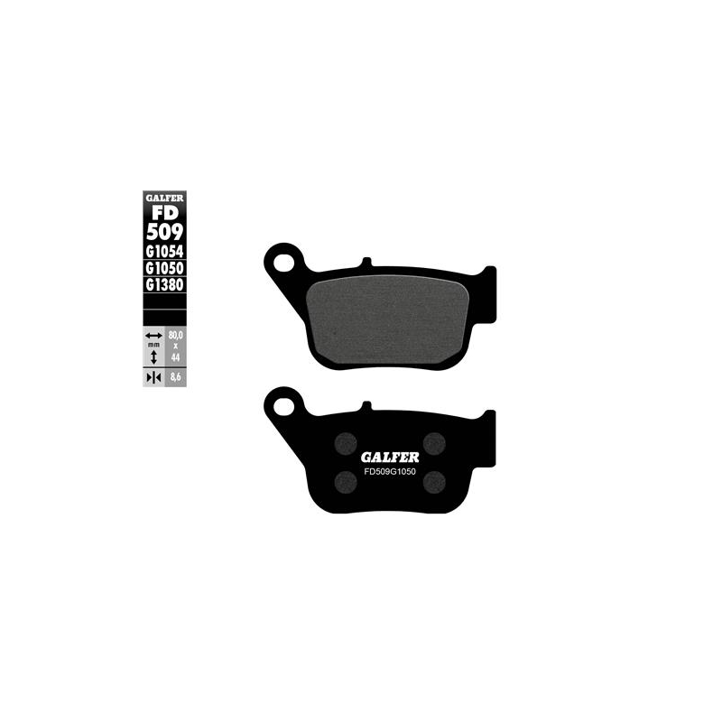 pastillas de freno moto galfer semi metal fd509g10