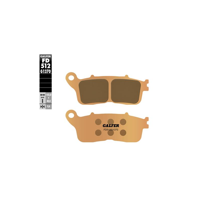 pastillas de freno moto galfer sinter street fd512