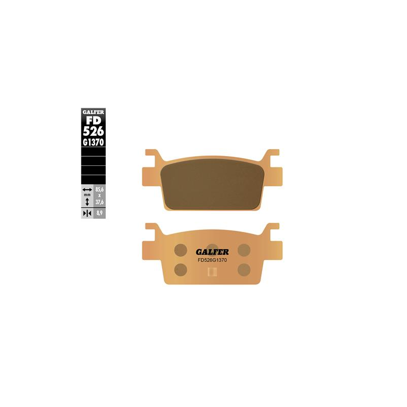 pastillas de freno moto galfer sinter street fd526