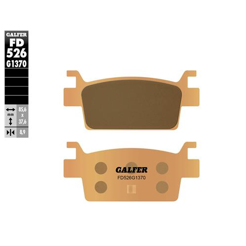 pastillas de freno moto galfer sinter street fd526