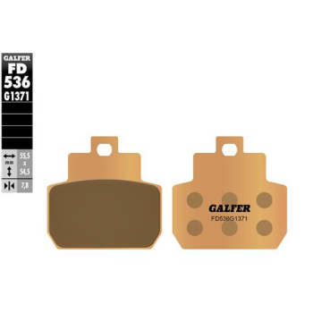 pastillas de freno moto galfer sinter street fd536