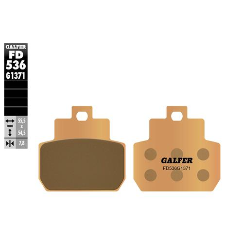 pastillas de freno moto galfer sinter street fd536