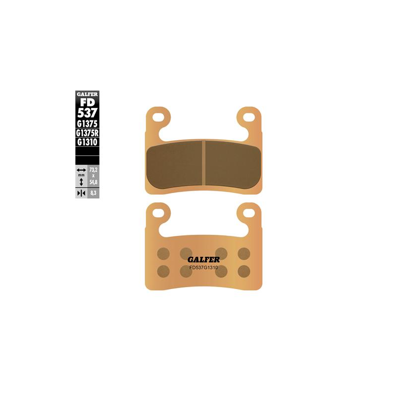 pastillas de freno moto galfer sinter racing fd537