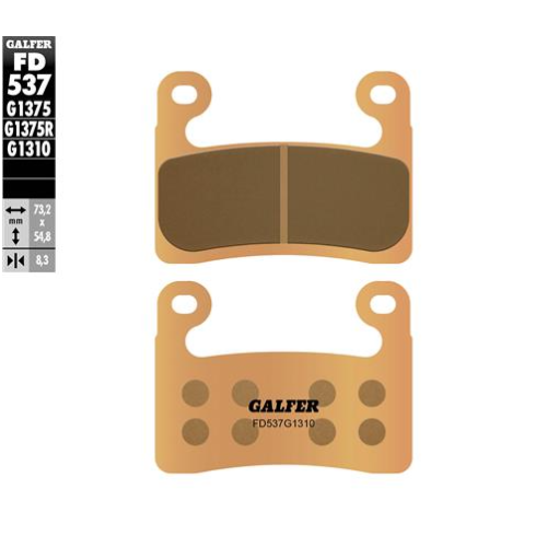 pastillas de freno moto galder sinter sport fd537g