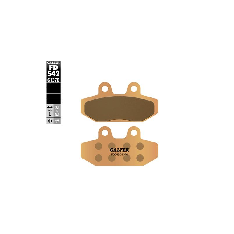 pastillas de freno moto galfer sinter street fd542