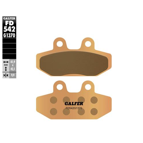 pastillas de freno moto galfer sinter street fd542