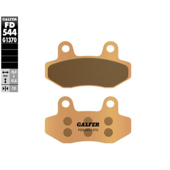 pastillas de freno moto galfer sinter street fd544