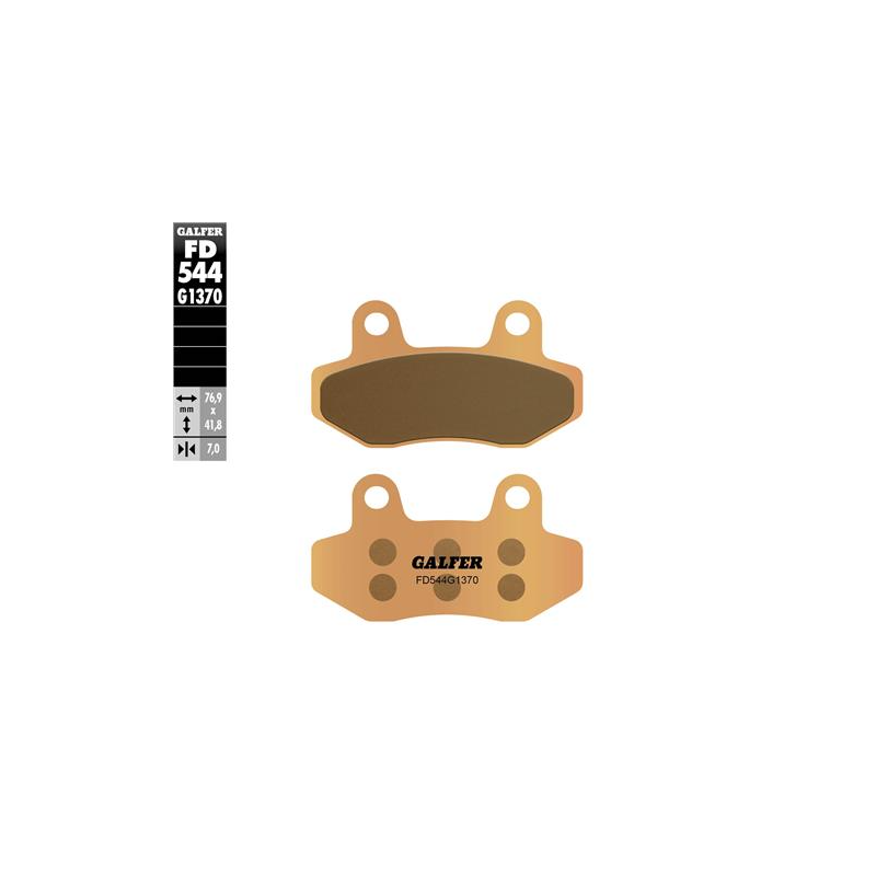 pastillas de freno moto galfer sinter street fd544