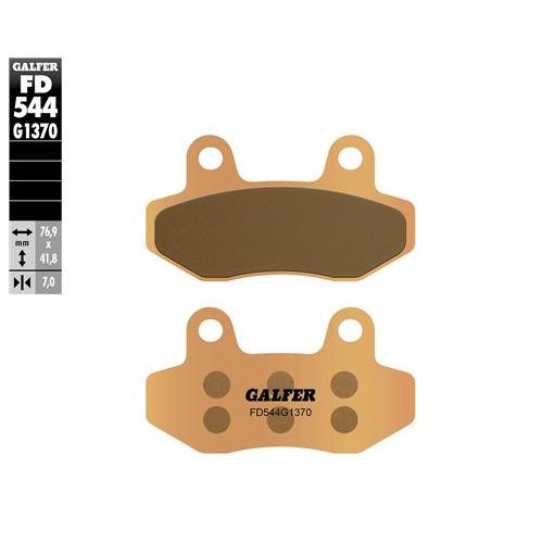 pastillas de freno moto galfer sinter street fd544