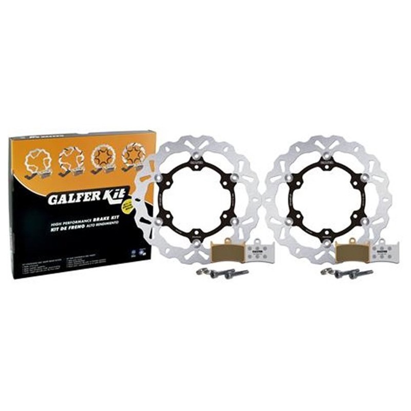 kit freno delantero oversize galfer kg4742fs yamaha t max 500 2008 wave 320 mm basic