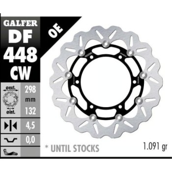 kit freno delantero oversize galfer kg4742fs yamaha t max 500 2008 wave 320 mm basic 2