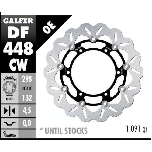 kit freno delantero oversize galfer kg4742fs yamaha t max 500 2008 wave 320 mm basic