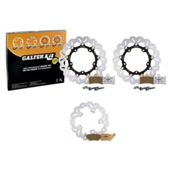 kit freno oversize galfer kg4953fs yamaha t max 530 2014 delantero 320 mm trasero wav