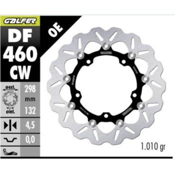 kit freno oversize galfer kg495bfs yamaha t max 530 2015 2020 560 2020 2024 298 mm d 2