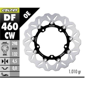 kit freno delantero oversize galfer kg495cfs yamaha t max 530 560 wave 298 mm 2