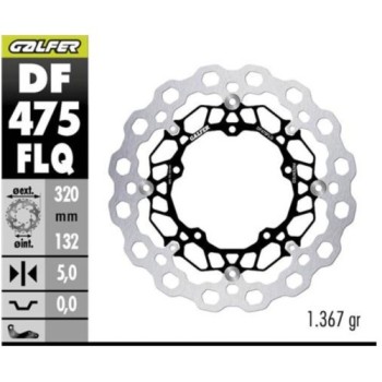 kit freno delantero oversize galfer kg4982qs yamaha t max 530 560 cubiq 320 mm 2