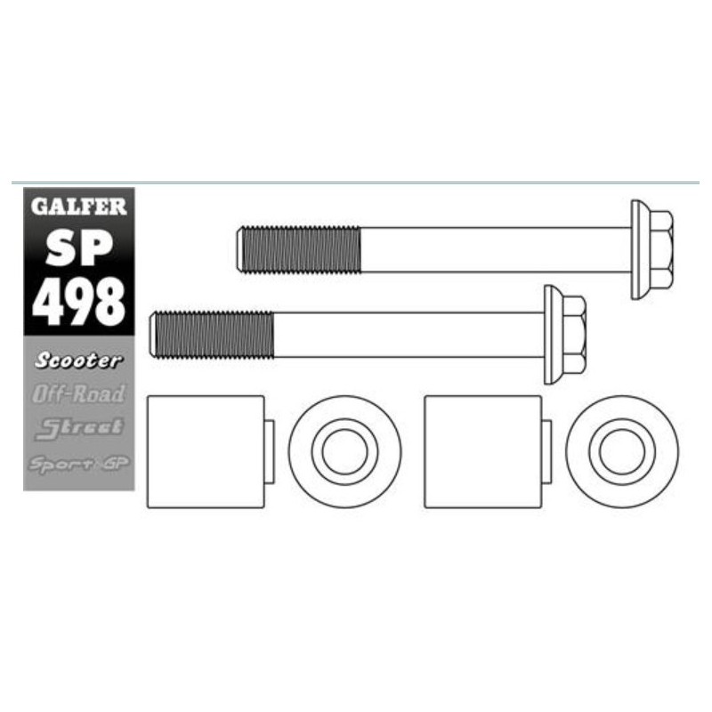 kit freno galfer kg4983fs yamaha t max 530 560 wave 320 mm delantero trasero