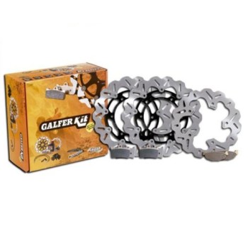 kit freno delantero trasero galfer kg5033f yamaha t max 500 04 07 discos wave