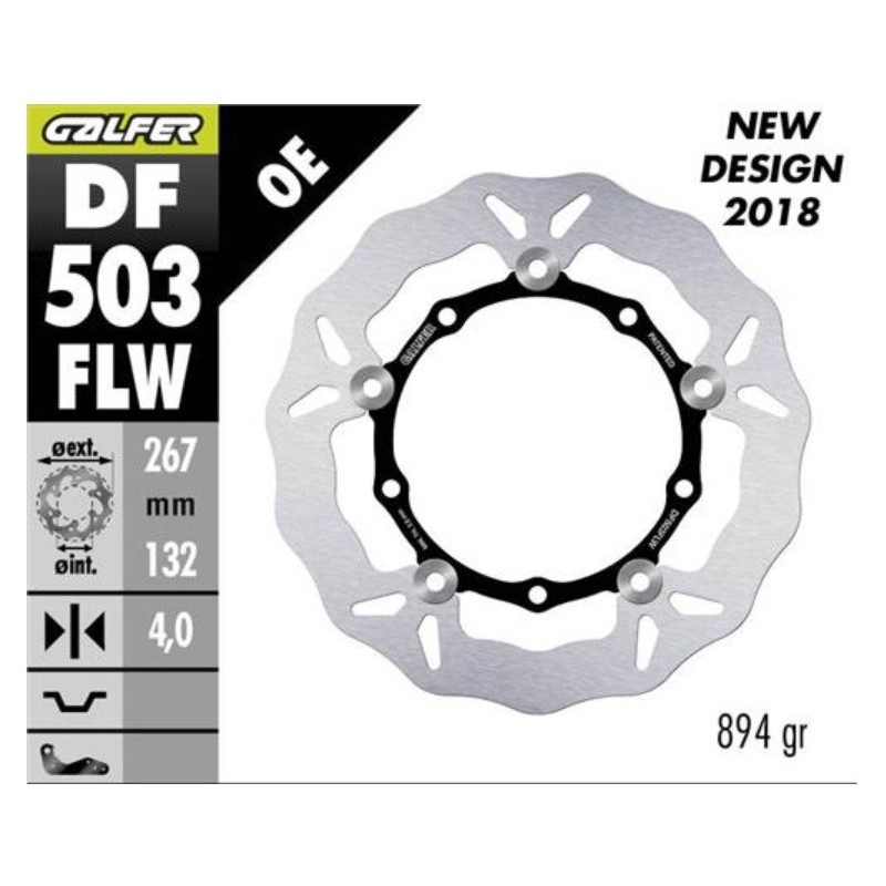 kit freno delantero trasero galfer kg5033f yamaha t max 500 04 07 discos wave