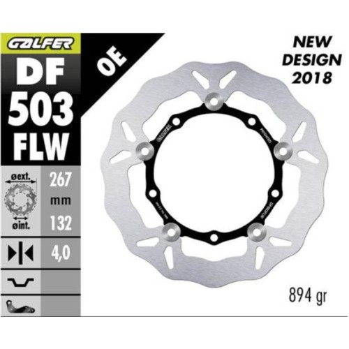 kit freno delantero trasero galfer kg5033f yamaha t max 500 04 07 discos wave