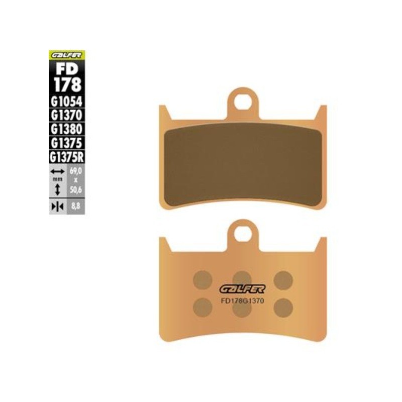 kit freno delantero trasero galfer kg5033f yamaha t max 500 04 07 discos wave