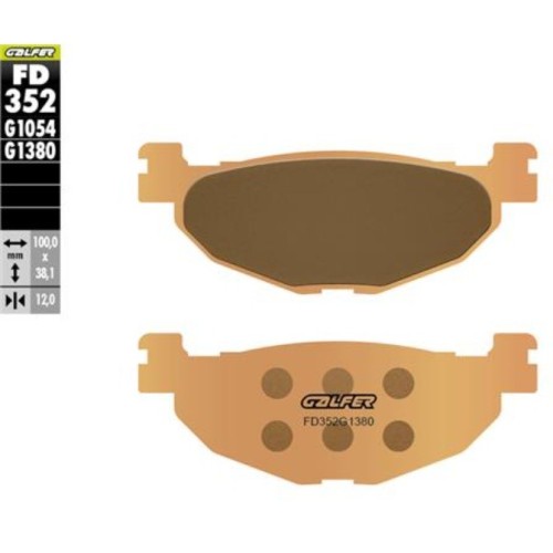 kit freno delantero trasero galfer kg5033f yamaha t max 500 04 07 discos wave