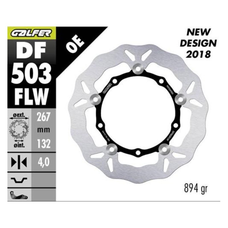 kit freno delantero basic galfer kg503bf yamaha t max 530 discos wave