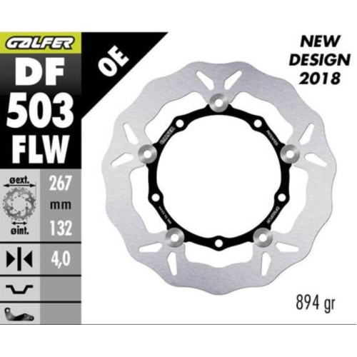 kit freno delantero basic galfer kg503bf yamaha t max 530 discos wave