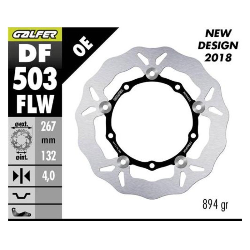 kit freno delantero trasero galfer kg503cf yamaha t max 530 discos wave