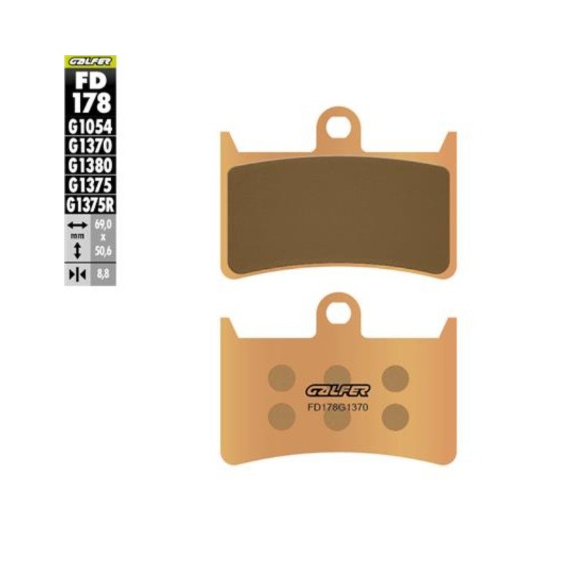 kit freno delantero trasero galfer kg503cf yamaha t max 530 discos wave