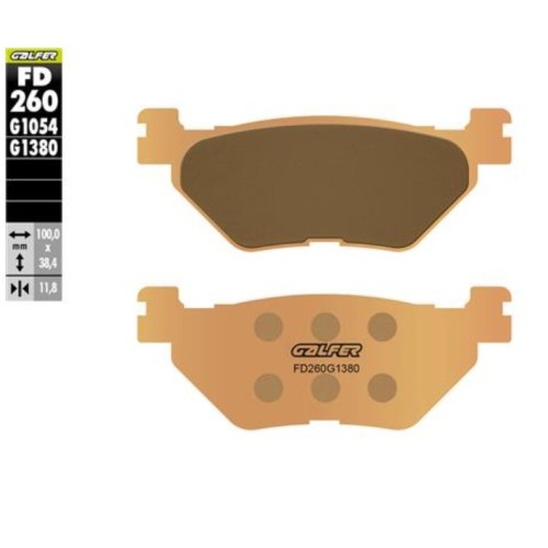 kit freno delantero trasero galfer kg503cf yamaha t max 530 discos wave