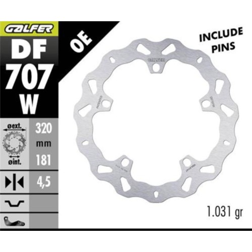 kit de discos oversized para bmw r 1200gs lc