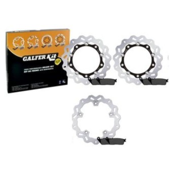 kit freno delantero trasero galfer kg8163f bmw c 600 sport c 650 discos wave