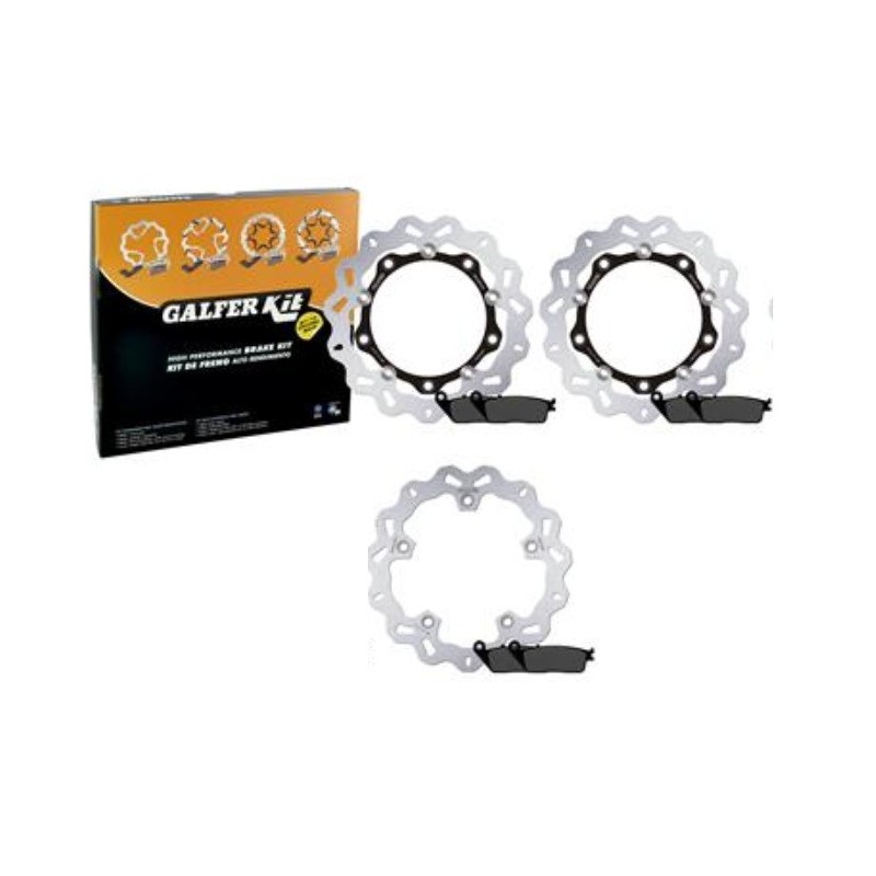 kit freno delantero trasero galfer kg8163f bmw c 600 sport c 650 discos wave