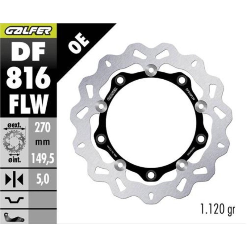 kit freno delantero trasero galfer kg8163f bmw c 600 sport c 650 discos wave