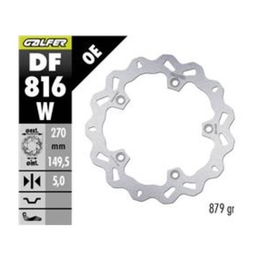 kit freno delantero trasero galfer kg8163f bmw c 600 sport c 650 discos wave